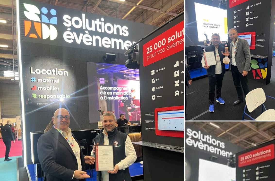 Remise du label SOLUTION EVENEMENT