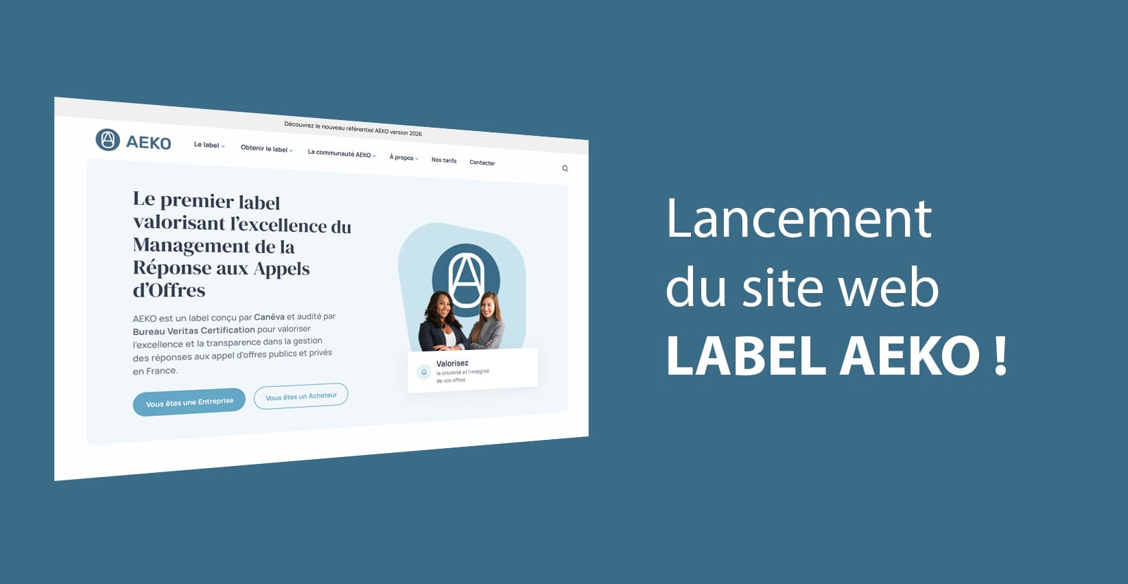 Lancement du site web AEKO !